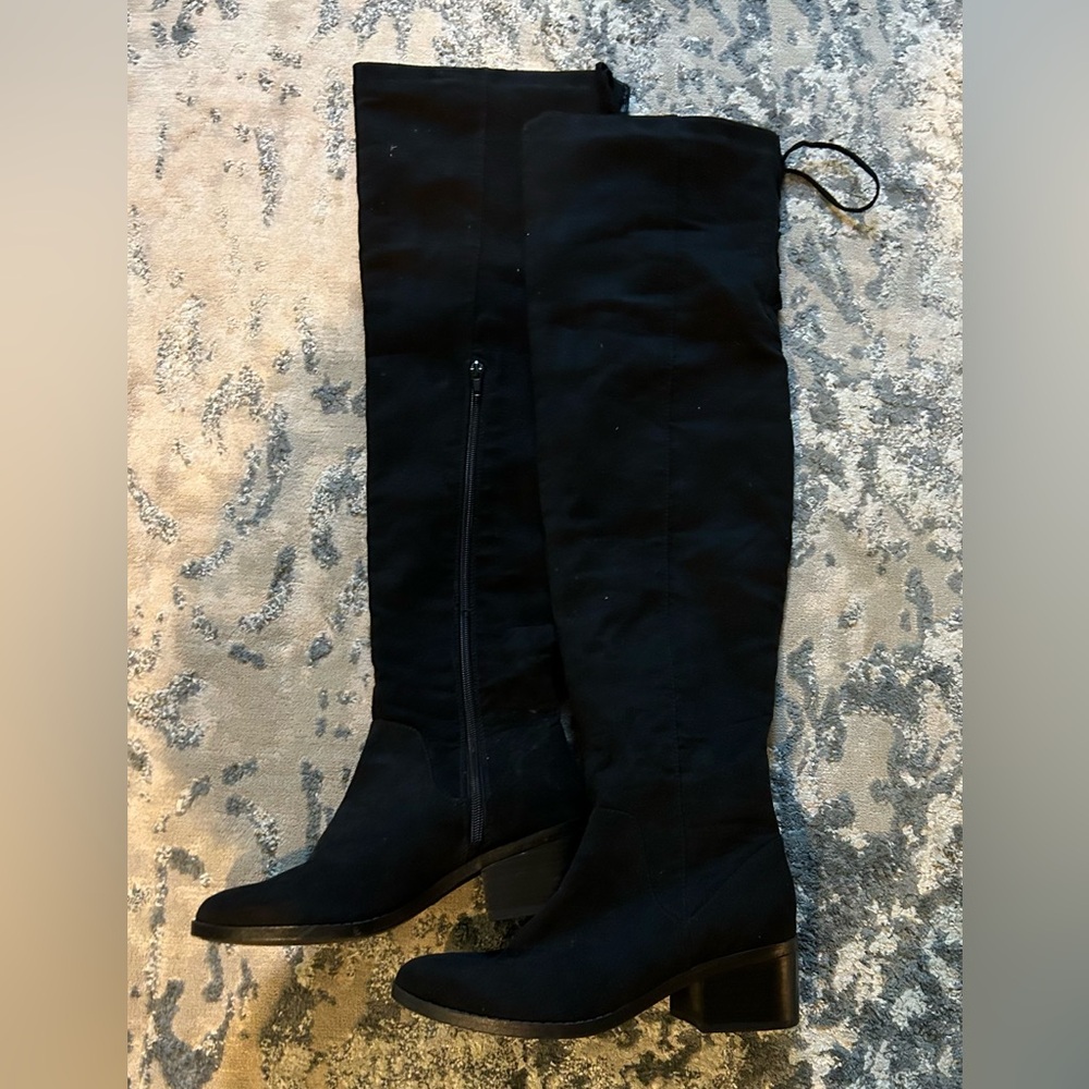 Women’s Black Tall Over The Knee Boots